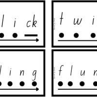 Set 3 Decode and Blend Cards (b, h, f, l, j, v, w, x, y, z) Decodable words and non-sense words - thumbnail 4 of 5