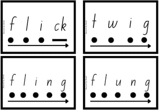 Set 3 Decode and Blend Cards (b, h, f, l, j, v, w, x, y, z) Decodable words and non-sense words - image 4 of 5