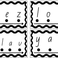 Set 3 Decode and Blend Cards (b, h, f, l, j, v, w, x, y, z) Decodable words and non-sense words - thumbnail 5 of 5