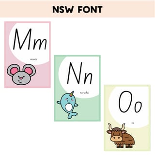 Alphabet Posters - Australian School Fonts - image 4 of 4
