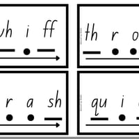 Set 4 Decode and Blend - Digraphs sh, ch, th(voiced), th(unvoiced), qu, ng, wh, ph, soft g, soft c - thumbnail 5 of 6