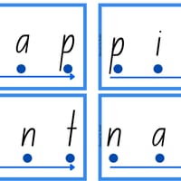 Decode and Blend Phonics Cards Initial Code Bundle - Decodable words and non-sense words - thumbnail 1 of 8