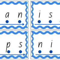 Decode and Blend Phonics Cards Initial Code Bundle - Decodable words and non-sense words - thumbnail 2 of 8