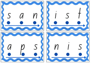 Decode and Blend Phonics Cards Initial Code Bundle - Decodable words and non-sense words - image 2 of 8