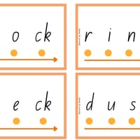 Decode and Blend Phonics Cards Initial Code Bundle - Decodable words and non-sense words - thumbnail 3 of 8