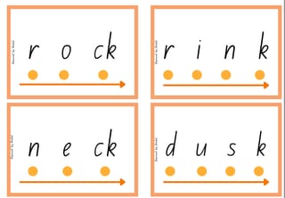 Decode and Blend Phonics Cards Initial Code Bundle - Decodable words and non-sense words - image 3 of 8