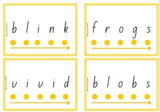 Decode and Blend Phonics Cards Initial Code Bundle - Decodable words and non-sense words - image 5 of 8