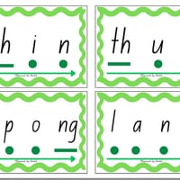 Decode and Blend Phonics Cards Initial Code Bundle - Decodable words and non-sense words - thumbnail 8 of 8