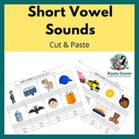 Short Vowel Sounds - Cut & Paste - thumbnail 1 of 4