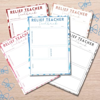 Casual Teacher Relief Feedback Form | Free Printable Resource - image 2 of 3