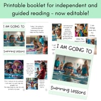 Social Story - Swimming Lessons - editable pack!  - thumbnail 3 of 4