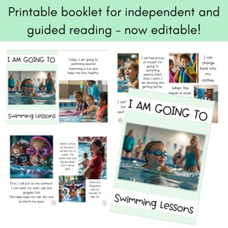 Social Story - Swimming Lessons - editable pack! - image 3 of 4