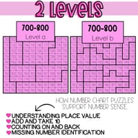 FREE Differentiated Number Puzzles I Number & Place Value I Math Centres & Game - thumbnail 4 of 5