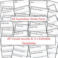 DECODABLE SENTENCE HANDWRITING PRACTICE for PP-Y2 - thumbnail 7 of 7