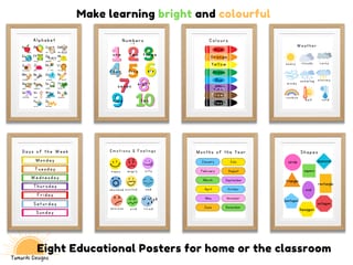 English Educational Posters - Colourful Classroom Display - image 1 of 6