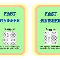 Fast Finisher Task Cards - thumbnail 1 of 4