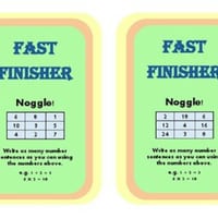 Fast Finisher Task Cards - thumbnail 3 of 4