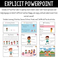Identifying emotions and feelings - body language | Bingo + PowerPoint + Posters - thumbnail 3 of 3