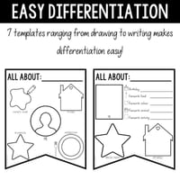 F-2 Back to school | All about me bunting | Activity + Slides - thumbnail 3 of 4