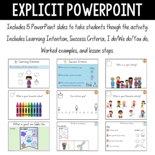 F-2 Back to school | All about me bunting | Activity + Slides - image 4 of 4