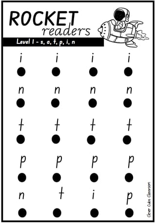 Rocket Readers - Level One (s, a, t, p, i, n) - image 2 of 4