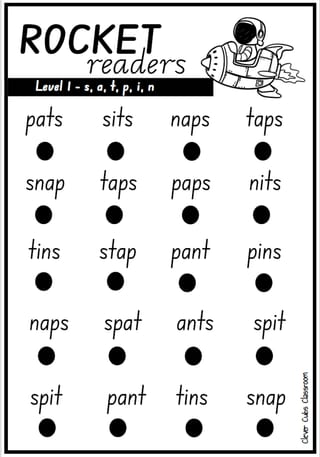 Rocket Readers - Level One (s, a, t, p, i, n) - image 3 of 4