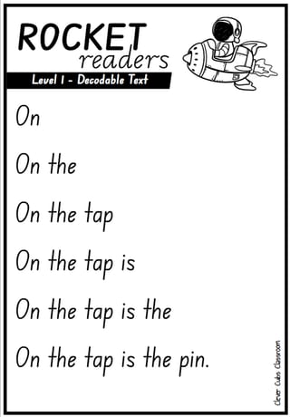 Rocket Readers - Level One (s, a, t, p, i, n) - image 4 of 4
