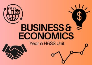 Business & Economics Unit - HASS - Year 6 - V8.4 Aus Curriculum - image 1 of 9