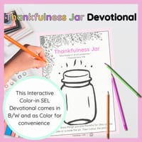 Thankfulness Worksheet | Christian | Healthy Relationship | Gratitude | Kindness| SEL | Years F-6 - thumbnail 1 of 3