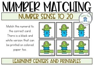Addition and Subtraction to 20 Cactus Theme - image 2 of 8