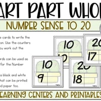 Addition and Subtraction to 20 Cactus Theme - thumbnail 8 of 8