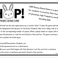 HOP! Phonics Board Game Level 1 - s, a, t, p, i, n - thumbnail 2 of 4