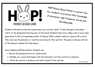 HOP! Phonics Board Game Level 1 - s, a, t, p, i, n - image 2 of 4