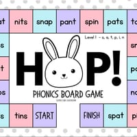 HOP! Phonics Board Game Level 1 - s, a, t, p, i, n - thumbnail 4 of 4