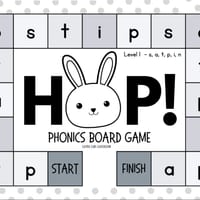 HOP! Phonics Board Game Level 1 - s, a, t, p, i, n - thumbnail 3 of 4