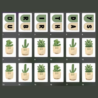 Nature Birthday Display - EDITABLE! - image 4 of 4