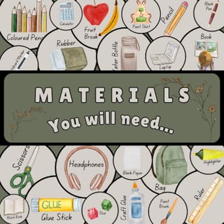 'You will need' Visual Display - EDITABLE! - image 1 of 3