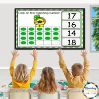 St Patrick's Day Counting 0-20 with Ten Frames - Math Google Slides Foundation - Year 1 AC9MFNO1 - thumbnail 5 of 8