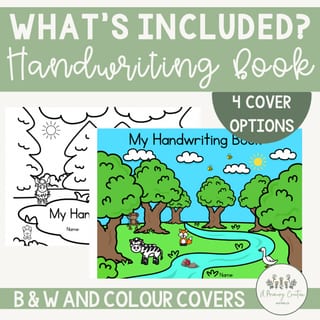 Sky Grass Ground Dirt Handwriting Tracing Practice Book - Print Font - image 2 of 4
