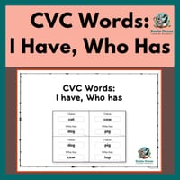 CVC Words: I Have, Who Has - thumbnail 1 of 4