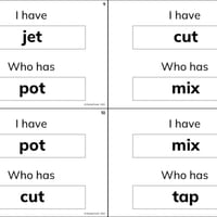 CVC Words: I Have, Who Has - thumbnail 3 of 4