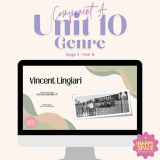 Stage 3 Unit 10: Genre Teaching Slides - Component A - image 1 of 5