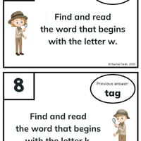 Beginning Sounds: CVC Words Scavenger Hunt, 1st, Phonics, Low-prep, Games - thumbnail 3 of 4