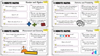 5 Minute Maths: No-Prep Differentiated Warm-Up Task Cards (Australian Curriculum Aligned) - image 5 of 5