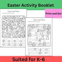 Easter Activity Booklet | Fun & Engaging Easter Worksheets for Primary Students - thumbnail 1 of 4
