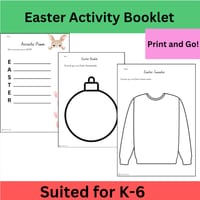 Easter Activity Booklet | Fun & Engaging Easter Worksheets for Primary Students - thumbnail 2 of 4