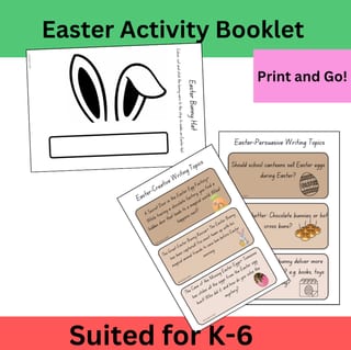 Easter Activity Booklet | Fun & Engaging Easter Worksheets for Primary Students - image 4 of 4