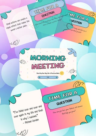 10 Weeks of Editable Growth Mindset and Positivity Slides - image 1 of 5
