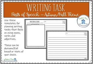 Parts of Speech - Autumn/Fall Theme - image 6 of 8
