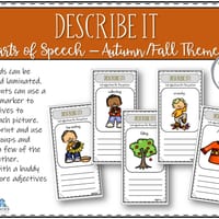 Parts of Speech - Autumn/Fall Theme - thumbnail 8 of 8